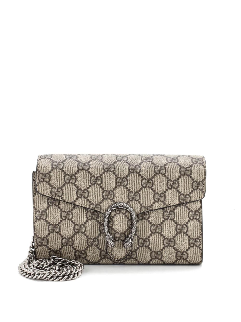 Gucci Dionysus Chain Wallet Gg Coated #320571G15B